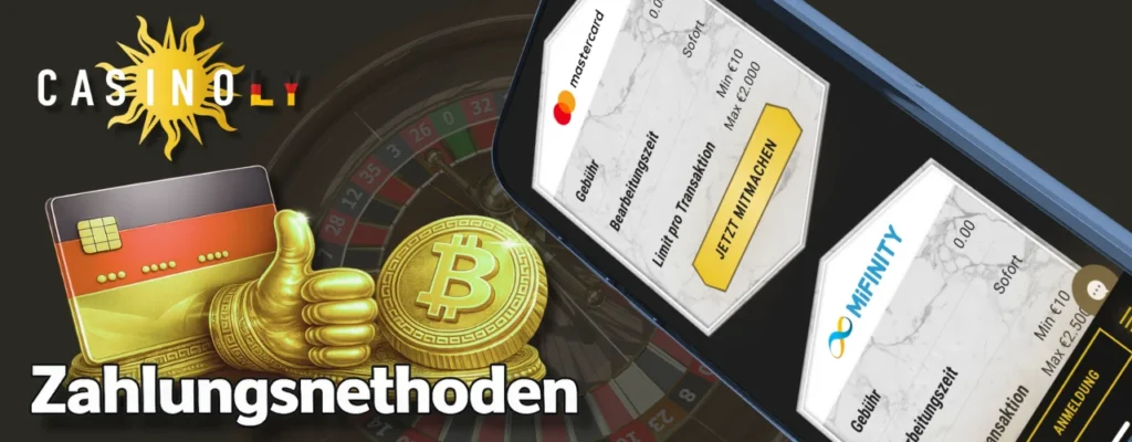 Casinoly – Flexible Zahlungsmethoden 